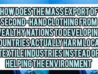 How Does The Mass Export Of Second-Hand Clothing From Wealthy Nations To Developing Countries Actually Harm Local Textile Industries Instead Of Helping The Environment